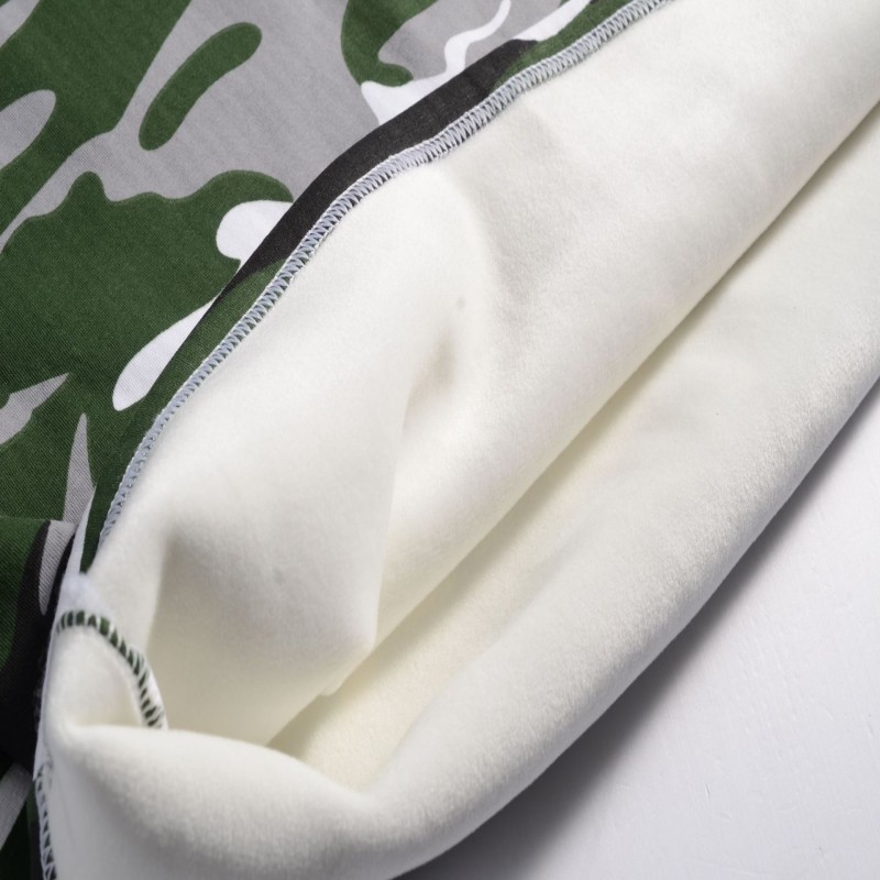 Men Thermal Underwear Winter Long Sleeve Undershirt Camouflage T Shirt Transparent Thin Tops Tee Long Johns Tops Comfortable