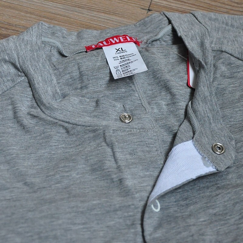 TAUWELL mens Very comfortable soft Union Suit with Short legs