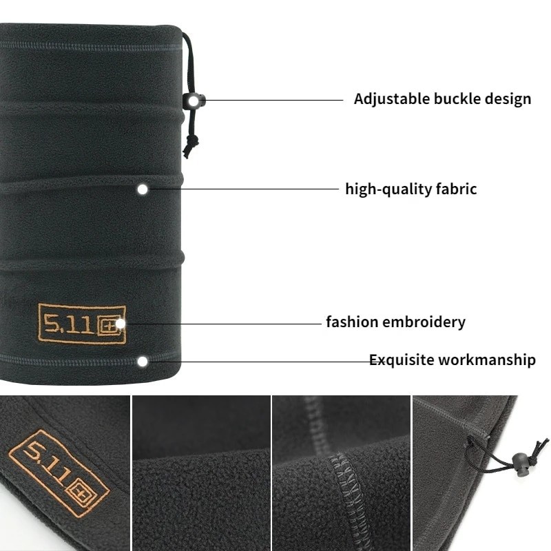 Winter Polar Coral Hat Fleece Balaclava Men Face Mask Neck Warmer Beanies Thermal Head Cover Tactical Military Sports Scarf Caps