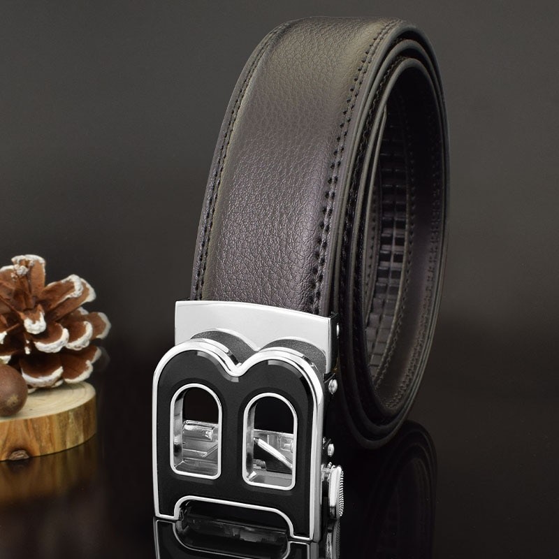 High Quality Designer Belts Men Fashion B Letter Luxury Famous Brand Genuine Leather Belt Men Classic Exquisite Waist Strap