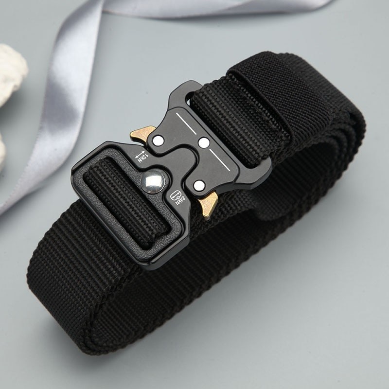 FRALU belt men outdoor hunting metal tactical belt multi-function alloy buckle high quality Marine Corps canvas belt for men