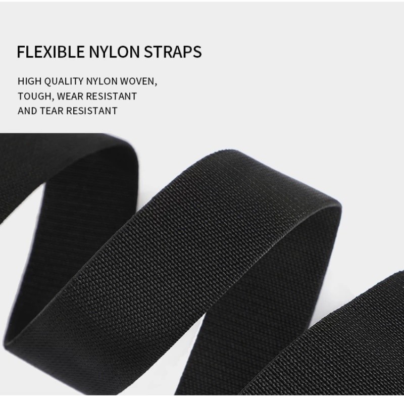 New Tactical Belt Magnetic Buckle Quick Release Elastic Belt Casual Nylon Tooling Training Belt Men's Trousers Belt YD881