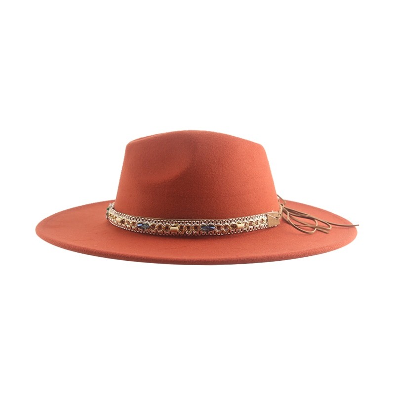 Hat Hats for Women Fedora Hats Winter Women's Hat Felt Jazz Caps Panama Wide Brim Western Cowboy Cowgirl Chapeau Femme Sombrero