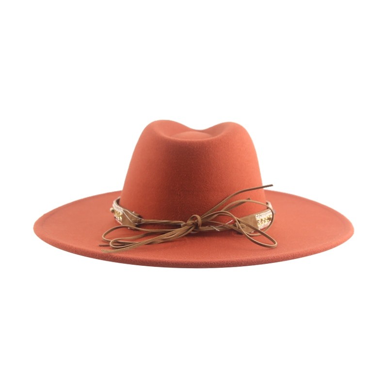 Hat Hats for Women Fedora Hats Winter Women's Hat Felt Jazz Caps Panama Wide Brim Western Cowboy Cowgirl Chapeau Femme Sombrero
