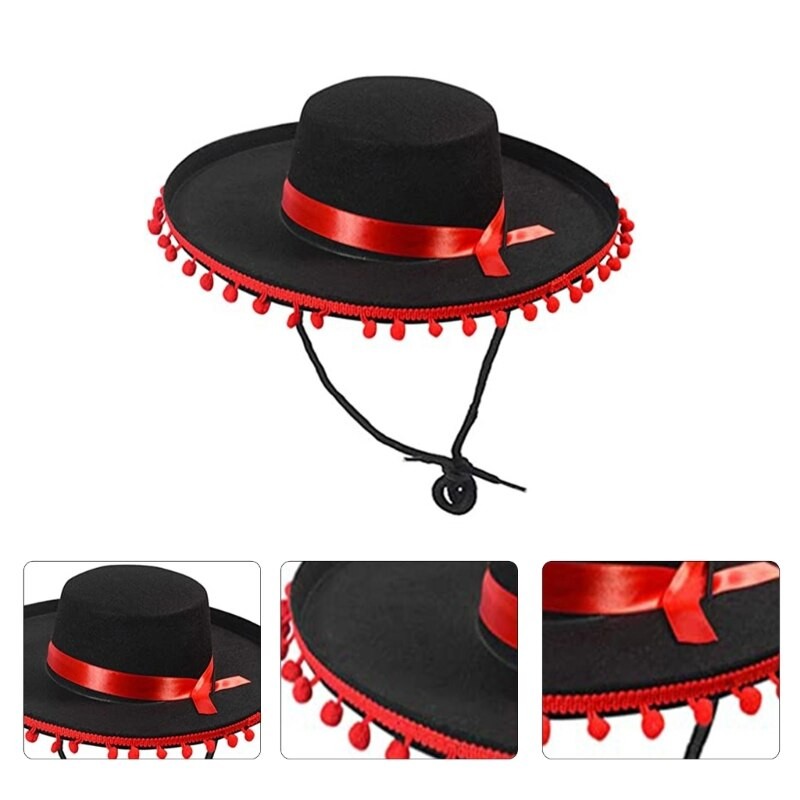 Sombrero Hats Wide Brimmed Hat Photo  Props Hat Gender Neutral Adult Male Female Top Hats Carnival Costume