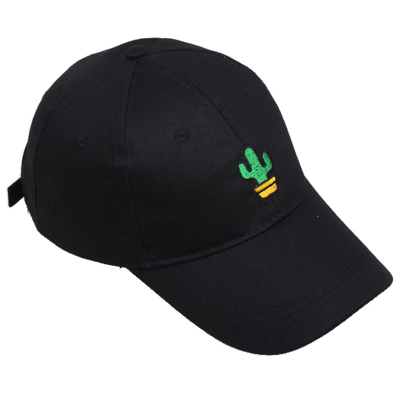 New Cactus Embroidery Baseball Cap Fashion Women Men Hat Sport Visors Snapback Cap Sun Hat Breathable Outdoor Caps
