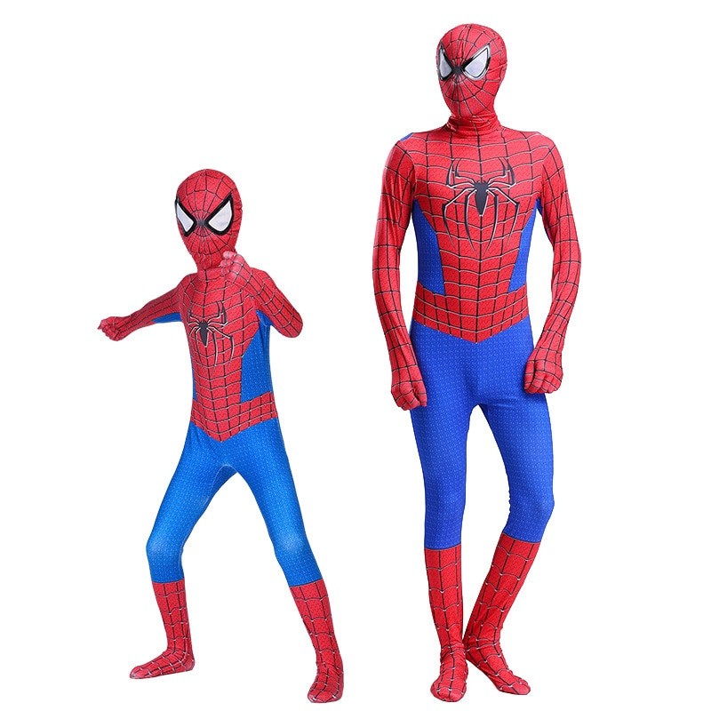 Anime Game Superhero Role Play Spiderman Costume For Kids Mask JumpSuit Suit Halloween Cosplay birthday party