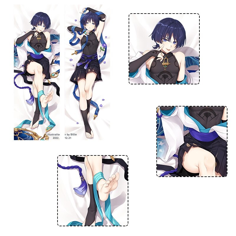 ÃÂ´ÃÂ°ÃÂºÃÂ¸ÃÂ¼ÃÂ°ÃÂºÃ‘Æ’Ã‘â‚¬ÃÂ° Genshin Impact Dakimakura Wanderer Scaramouche Hugging Body Pillowcase Dakimakura Pillow Double-sided Pillowcase