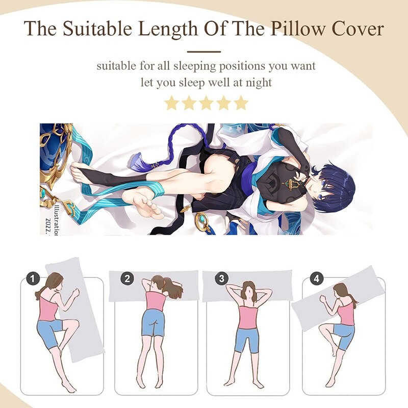 ÃÂ´ÃÂ°ÃÂºÃÂ¸ÃÂ¼ÃÂ°ÃÂºÃ‘Æ’Ã‘â‚¬ÃÂ° Genshin Impact Dakimakura Wanderer Scaramouche Hugging Body Pillowcase Dakimakura Pillow Double-sided Pillowcase