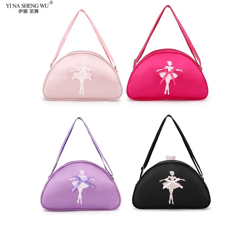 Ballet Dance Bags Lace Handbag Girls Lovely Backpack Baby Package Ballet Bag Handbag One Shoulder Bag Waterproof Princess Bag