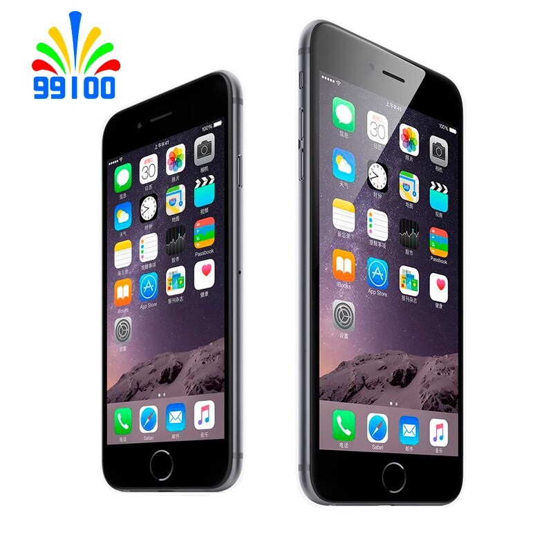 Used Original Unlocked Iphone 6 Dual Core 4.7inch 16GB/64GB/128GB Apple A8 CPU 3G-WCDMA 4G-LTE