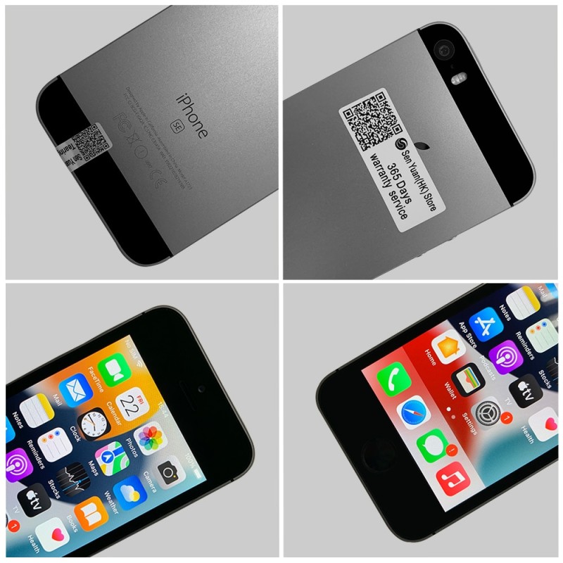 Original Unlocked Apple iPhone SE 4G Mobile Phone 4.0'' Touch ID 16/64GB ROM 2G RAM WIFI GPS 12MP+1.2MP Dual Core iOS CellPhone