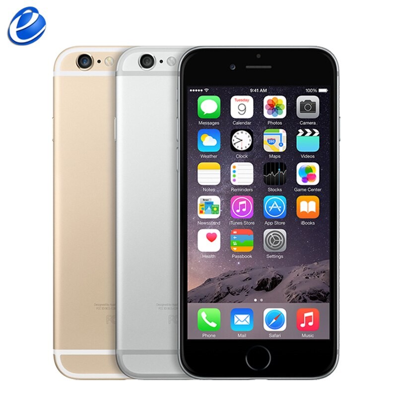 Original Apple Unlocked iPhone 6 Mobile Phone IOS Dual Core WCDMA LTE 4.7' IPS 1GB RAM 16/64/128GB ROM iPhone6 Cell Phones