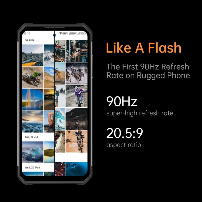 Oukitel WP17 Rugged Smartphone 8300MAH 8GB+128GB 6.78Ã¢â‚¬Å“FHD+ Android 11 Mobile Phone 64M+16M NFC Cell Phone