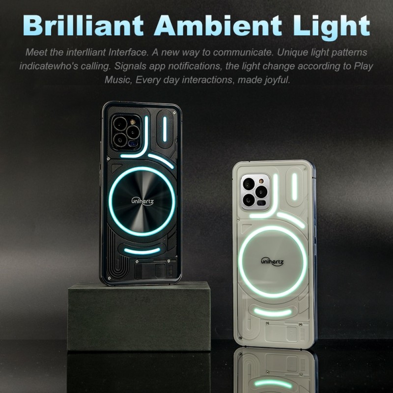 World Premiere Unihertz Luna Smartphone Rhythm Ambient Light 8GB 256GB 108MP G99 Mobile Phone Night Vision Cellphones
