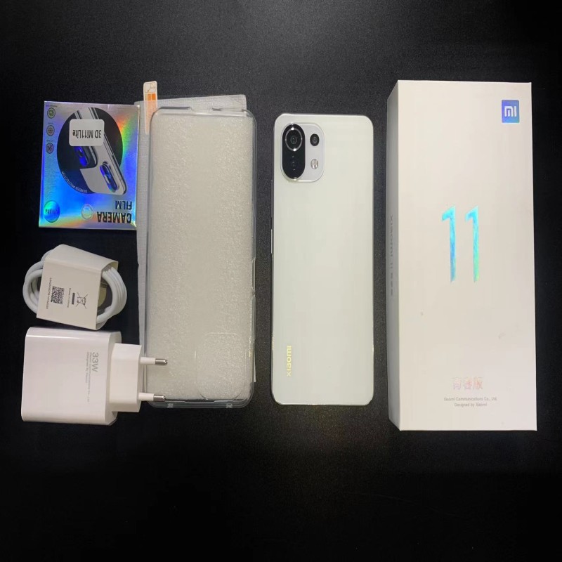 Xiaomi Mi 11 Lite 5G Smartphone , 8GB+128GB Snapdragon 780G 64MP NFC AMOLED Full Screen 90HZ Refresh Cellphone(Random color)