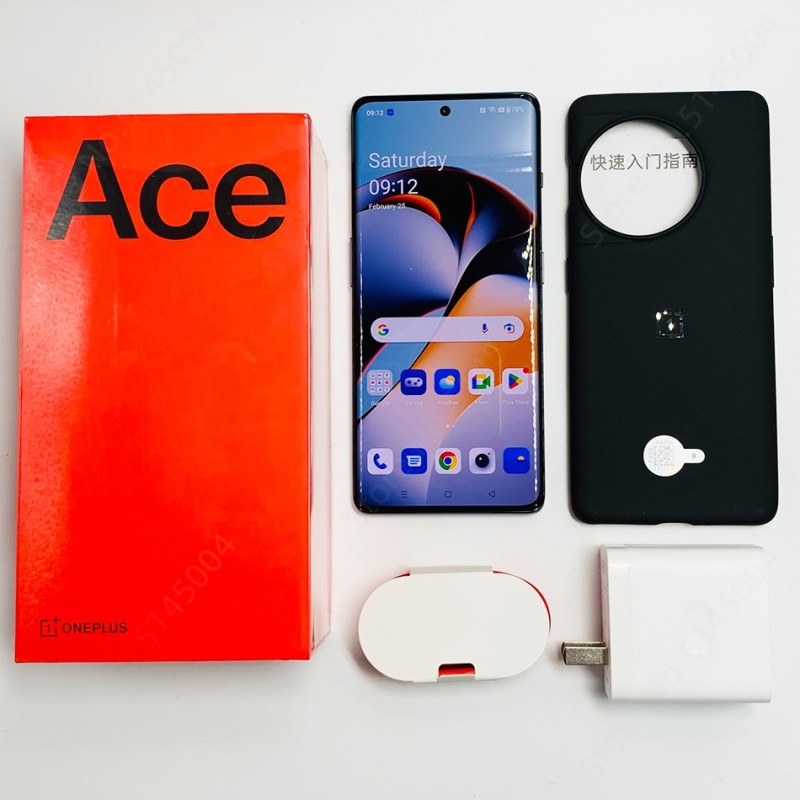 Global ROM Oneplus ACE 2 5G Smartphone 12GB 256GB Snapdragon 8 Gen 1 Mobile Phone 6.74'' AMOLED Screen 50MP Triple Camera 