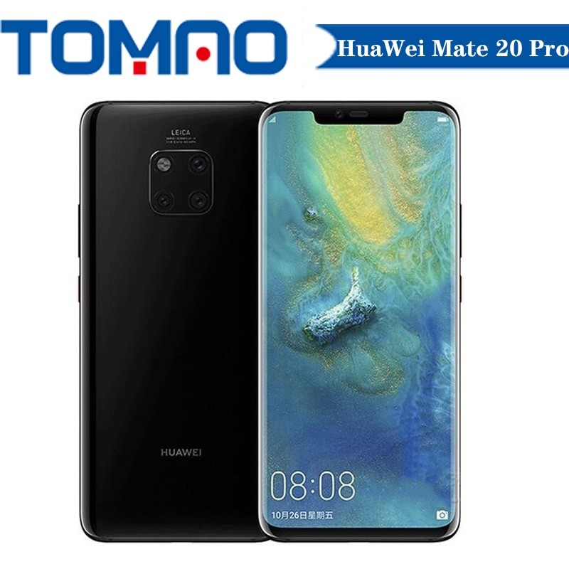 New Huawei Mate 20 Pro Global Rom SmartPhone 6.39" 6GB 8GB RAM 128GB 256GB ROM HiSilicon Kirin 980 40MP Camera Google Play NFC