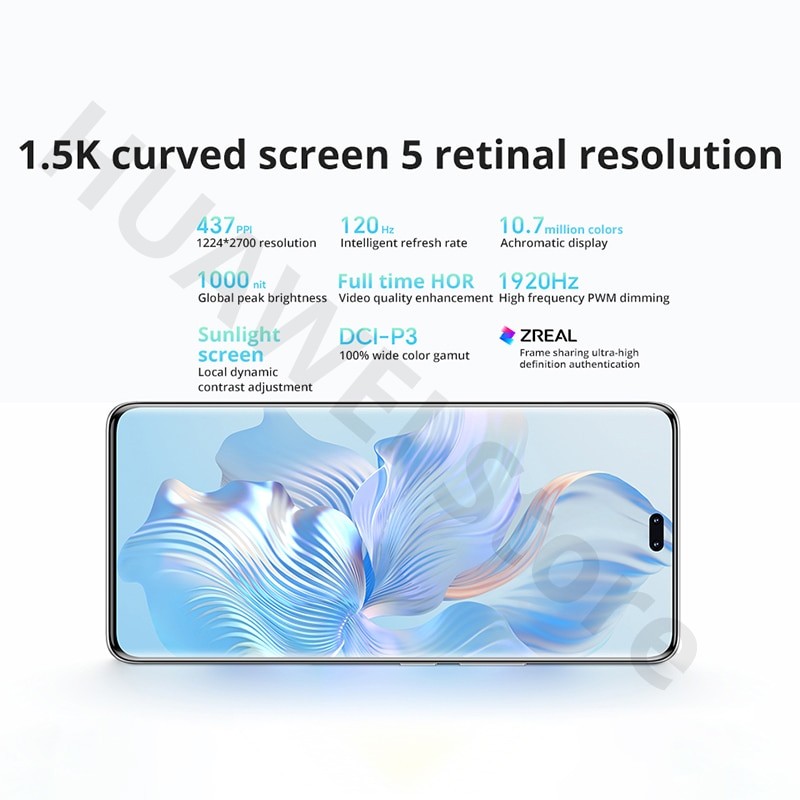 HONOR 80 Pro 5G SmartPhone 6.67 inch OLED Curved Screen Snapdragon 8+ Octa Core 106MP Triple Cameras 66W SuperCharge NFC