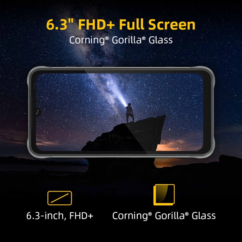 UMIDIGI BISON Pro Global Version Smartphone Rugged Phone 128GB IP68/IP69K Helio G80 NFC 48MP Camera 6.3"FHD+ Screen 5000mAh