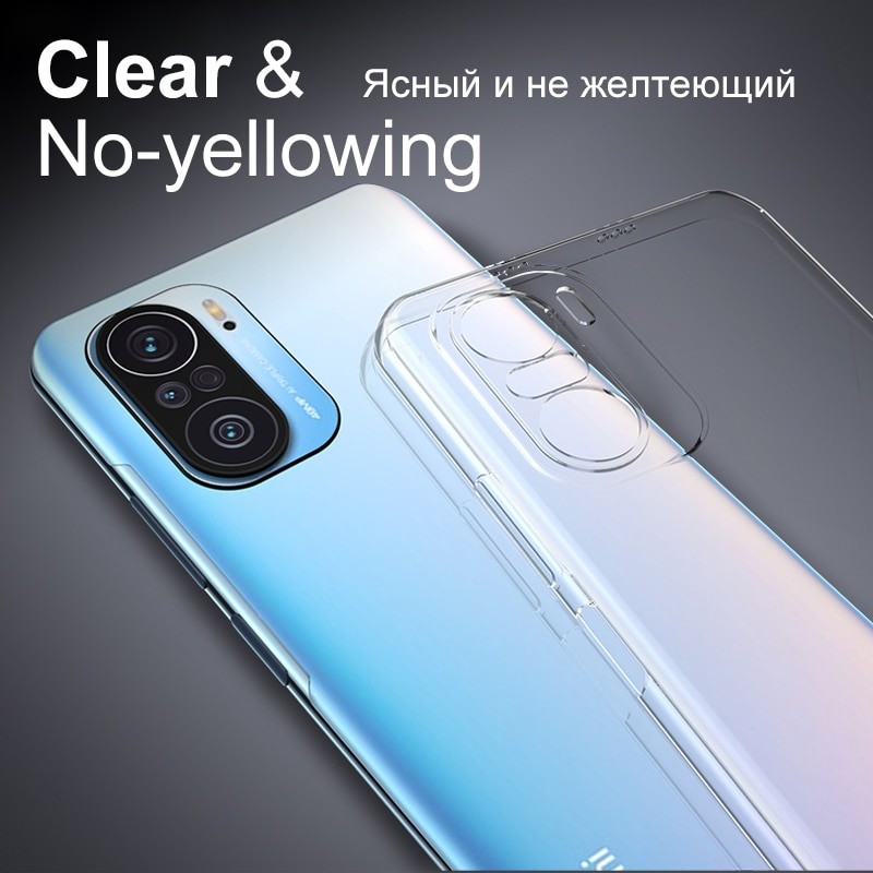 Ultra Thin Silicone Case For Xiaomi Mi 11 10 Ultra 10t Lite Redmi Note 10s 9s 9 9A 9C 9T Poco X3 F3 M3 F2 Pro Clear Soft Cover