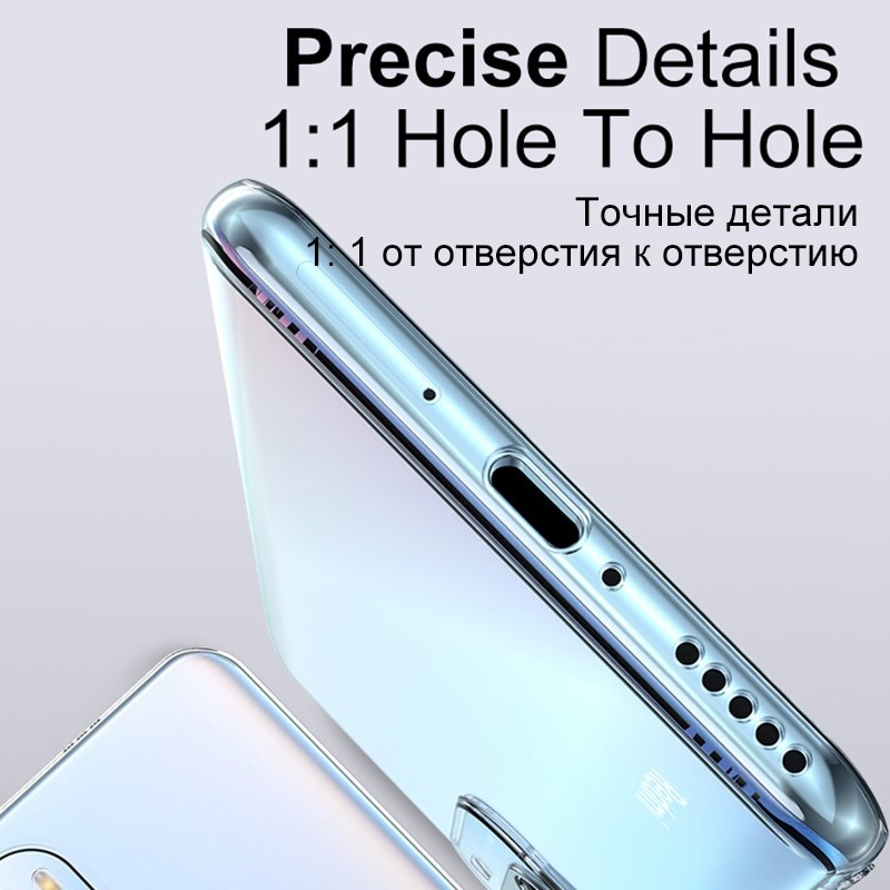 Ultra Thin Silicone Case For Xiaomi Mi 11 10 Ultra 10t Lite Redmi Note 10s 9s 9 9A 9C 9T Poco X3 F3 M3 F2 Pro Clear Soft Cover
