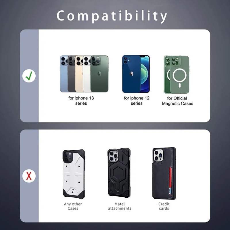 Magnetic Car Charger Mount 30W Qi Fast Charging Air Vent Magnet Phone Holder Stand for iPhone 14 13 12 Pro Max Mini Safe Station