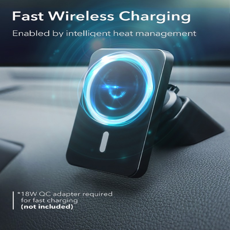 15W Car Magnetic Wireless Charger for iPhone 13 12 14 Pro Max Wireless Charging Car Charger Phone Holder Tesla HYUNDAI CITROEN