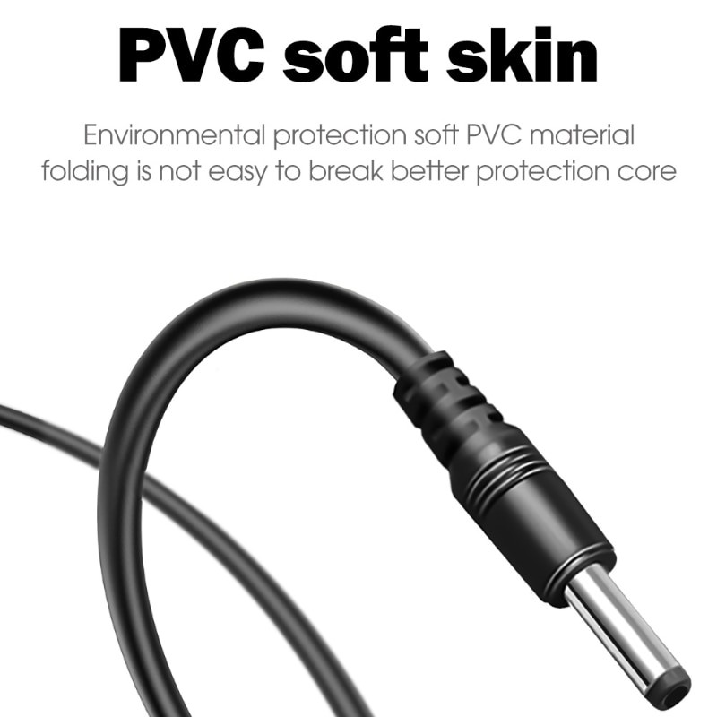 Universal 5V DC Power Cable USB Power Boost Line To DC 9V/12V 5.5*2.1mm Plug Connector Tip Charge Cord USB Boost Charging Cable