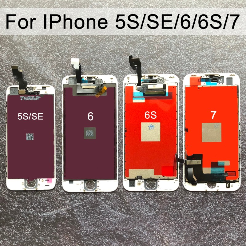 A+++ Quality Display for Iphone 6 LCD Touch Replacement Screen Digitizer Assembly  For Iphone 5S 6s LCD for iphone 7 8 lcd