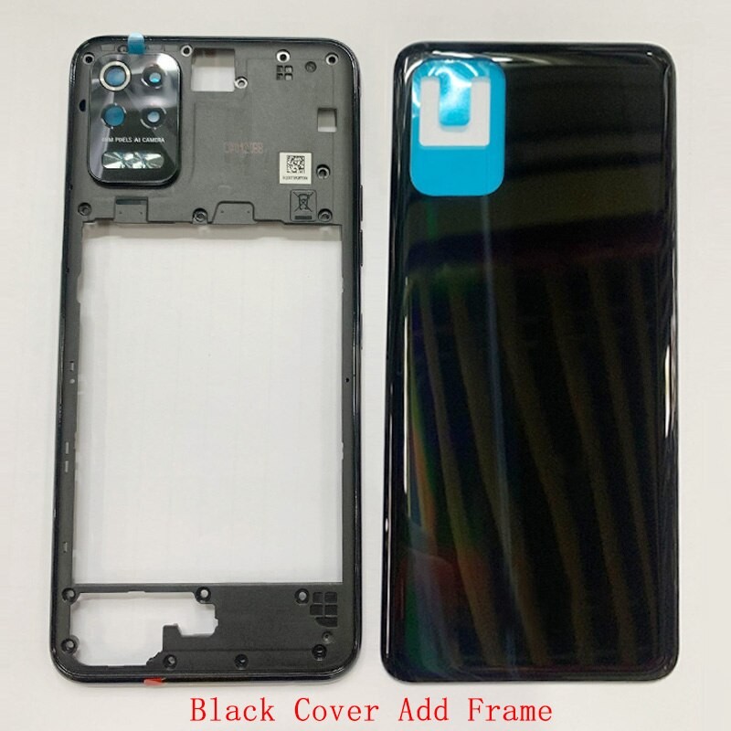 Battery Cover Rear Door Housing Back Case For LG K52 LMK520 K62 K62 Plus LMK525 Battery Cover with Middle Frame Logo Repair Part