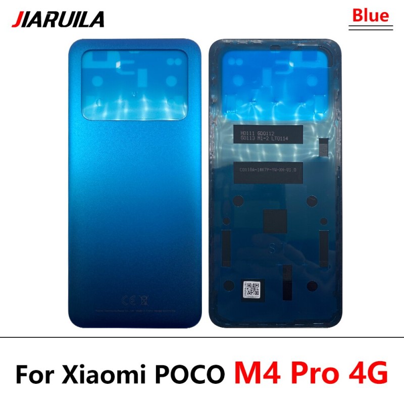 Original For Xiaomi POCO M4 Pro 5G Back Battery Cover Rear Door Housing Case Replacement For POCO X4 Pro back cover housing