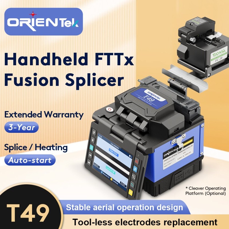 Fiber Optic Fusion Splicer, OrienTek T45 Fiber Splicer, Komshine FX39 Optical Welding Machine, JILONG 280E Splicing Machine