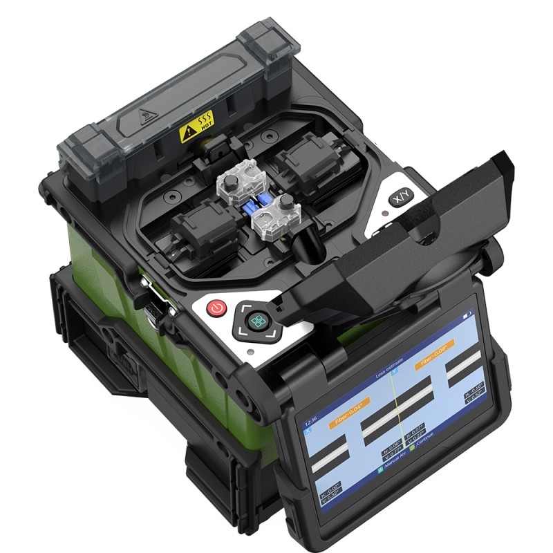Optical Fiber Fusion Splicer  FX39 Core to Core Alignment 6 MotorsFiber Optic Splicer Welding Machine Empalmadora de fibra ÃƒÂ³ptic