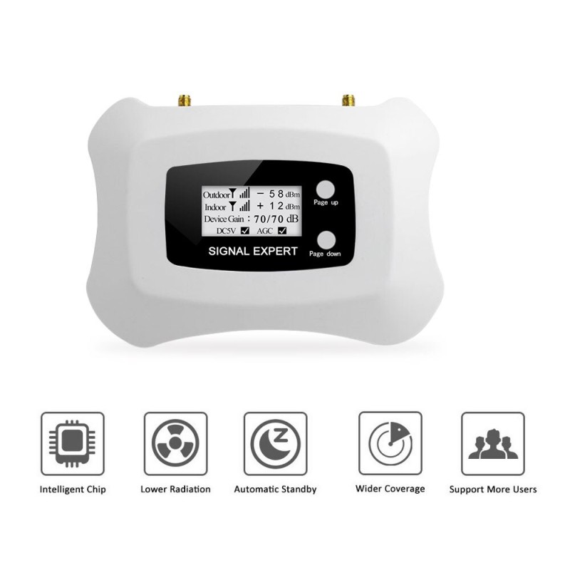 4G LTE B3 Communication Antennas 1800 Auto Gain Control Signal Extender 4g Amplifi for Saudi Arabia