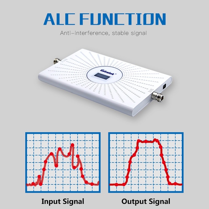 Lintratek 3 Band Cellular Amplifier 700 850 1700 1900 2600MHz B5 B7 B28 LTE GSM 2G 3G 4G Signal Booster ALC Mobile Repeater