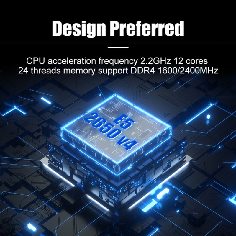 Used Original Intel Xeon E5 2650 V4 E5-2650V4 Processor SR2N3 2.2GHz Twelve Nuclei 30M LGA 2011-3 CPU