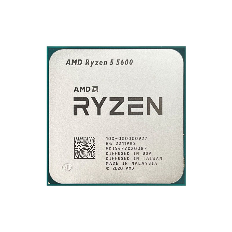 AMD New Ryzen 5 5600 R5 5600 CPU Game Processor Socket AM4 6-Core 12-Thread 65W DDR4 Desktop Accessories processador