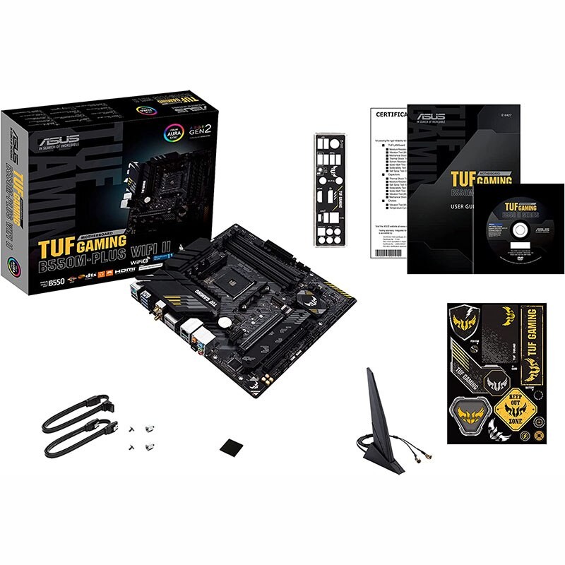 new AMD Ryzen 7 5700x +ASUS tuf gaming B550M plus wifi II Desktop mainboard Support Gaming R3 R5 R7 R9 AMD CPU