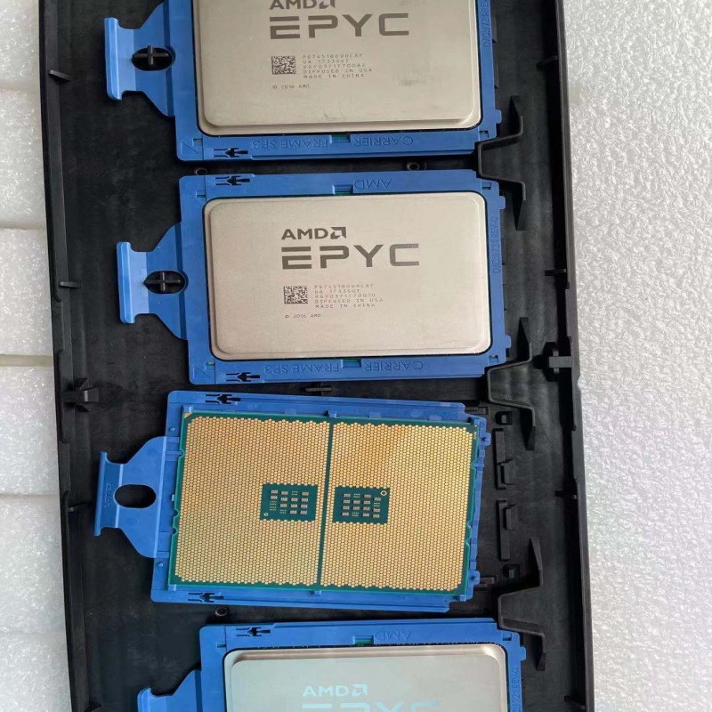 AMD EPYC 7451 CPU Server Processor 24 Core 48 Thread 2.3Ghz Up to 3.2GHz 180W SP3 CPU Processors Official Version 2.0