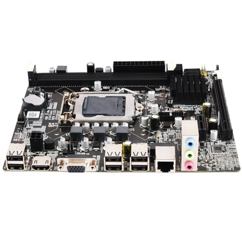 H61 LGA 1155 Motherboard DDR3 Dual Channels Memory 16G For Intel LGA1155 Core I3 I5 I7 Xeon CPU Computer Mainboard