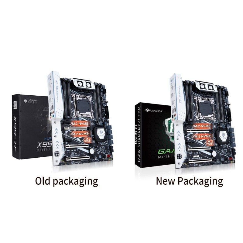 HUANANZHI TF LGA 2011-3 Motherboard ATX Intel XEON E5 LGA2011-3 All Series both DDR3 DDR4 RECC NON-ECC memory NVME USB
