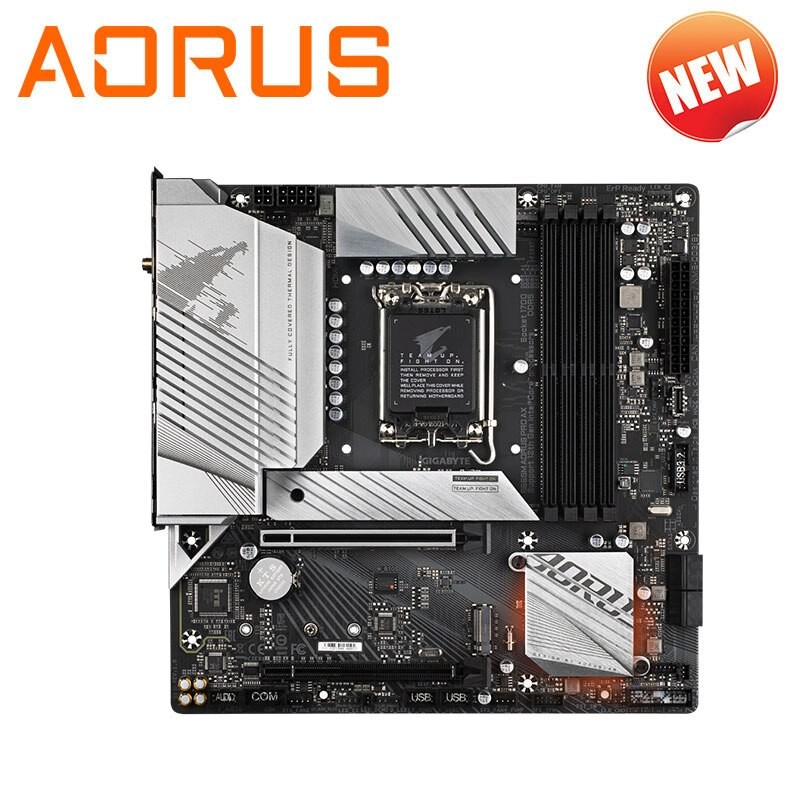 Gigabyte B660M AORUS PRO AX DDR5 Motherboard Support Intel 12th 13th Gen Core i3 i5 i7 i9 LGA1700 CPU M.2 128GB DDR5 5333MHz New