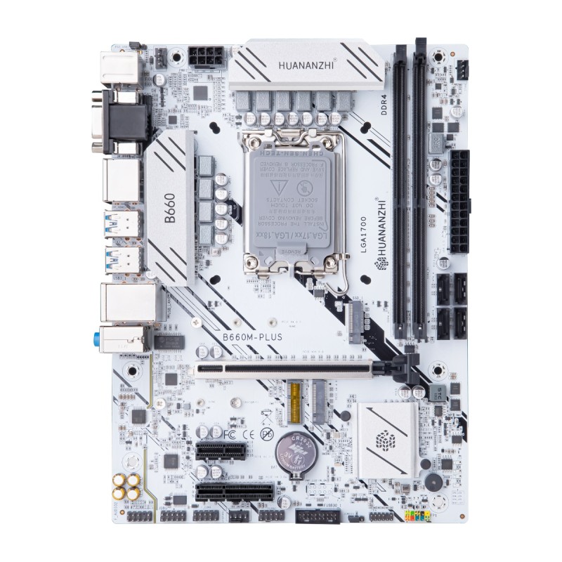 HUANANZHI B660M PLUS M-ATX DDR4 Motherboard Support 12 13 GenÃ¯Â¼Ë† Intel LGA 1700 CPU 12100F/12400F/12490F/12600F/12700F/13600FÃ¯Â¼â€°
