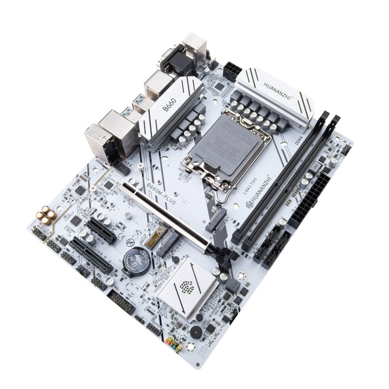 HUANANZHI B660M PLUS M-ATX DDR4 Motherboard Support 12 13 GenÃ¯Â¼Ë† Intel LGA 1700 CPU 12100F/12400F/12490F/12600F/12700F/13600FÃ¯Â¼â€°