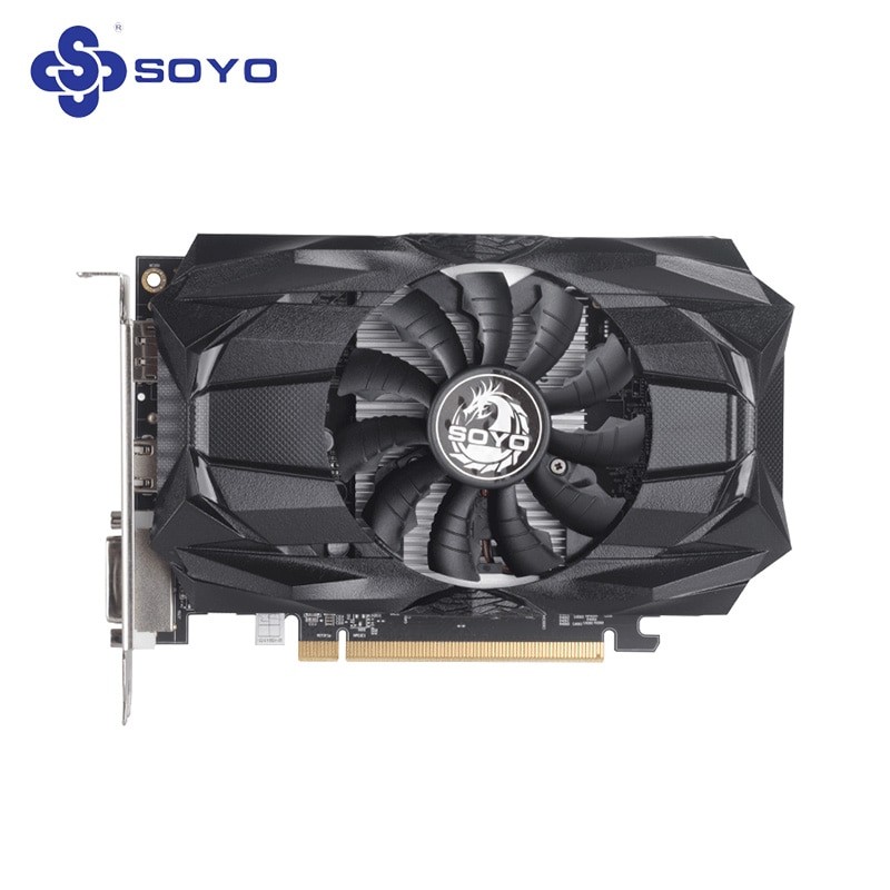 SOYO New Original Radeon AMD Graphics RX 550 4GB 128Bit Rx580 8G 256Bit GDDR5 Graphics GPU Gaming Video HDMI DP Compatible