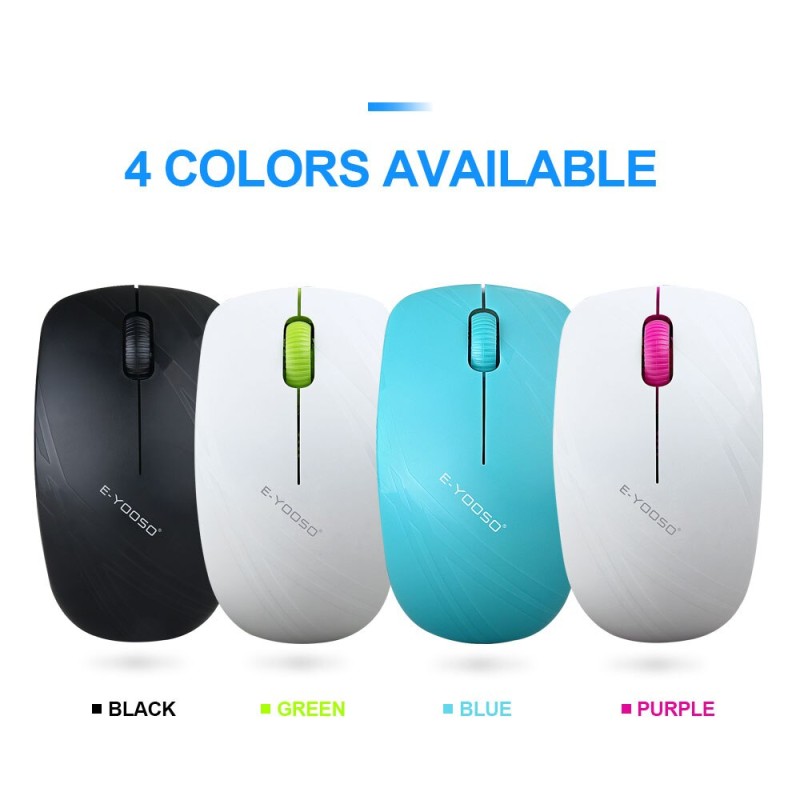 E-YOOSO E-1070 USB 2.4G Wireless Gaming Mouse 3065-XY 1600 DPI optical game mice ergonomic laptop PC computer
