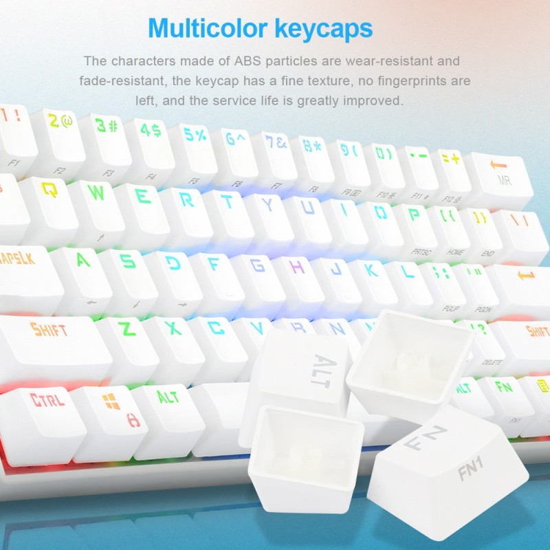 REDRAGON Draconic Pro K530 RGB Support Bluetooth 5.0 wireless 2.4G USB 3 mode Mechanical Gaming Keyboard 61 Keys Compute PC