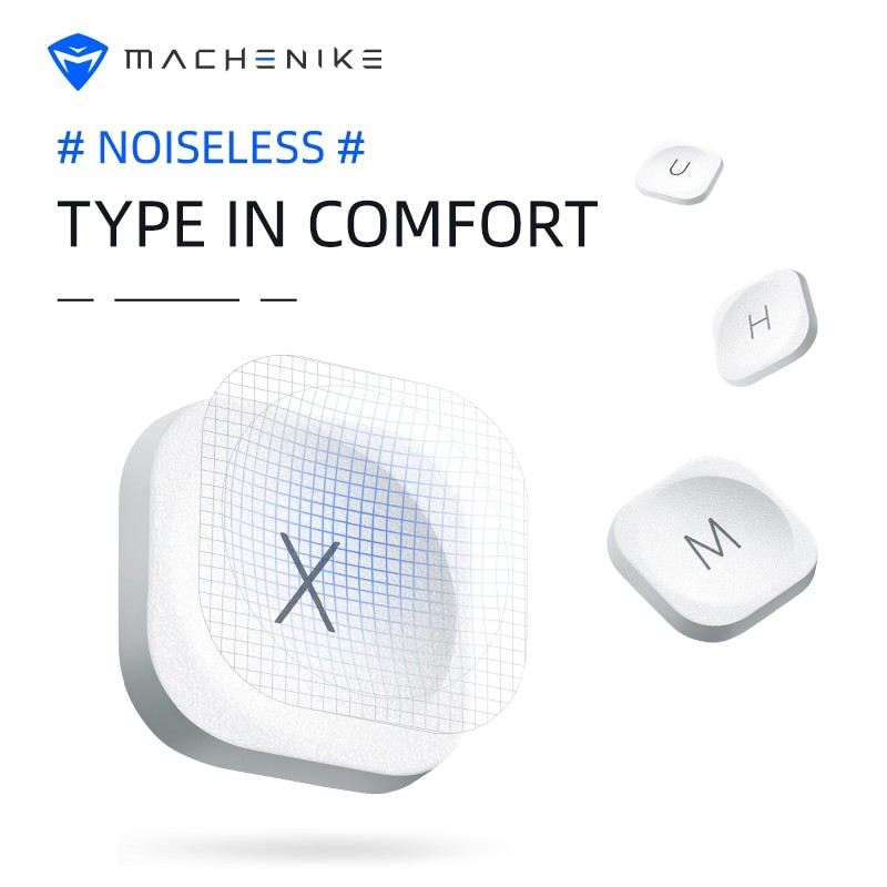 MACHENIKE CK310 2.4GHz Wireless Keyboard 104Keys 100% Full Sized Portable Simplifed Office Wireless Keyboard For PC Laptop