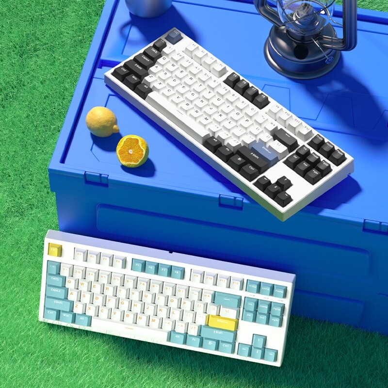 FLÃ‚Â·ESPORTS GP108 Three-Mode Mechanical Keyboard 108 Keys RGB Hot-Swappable 2.4G Wireless Bluetooth Wired Win/Mac/iPad